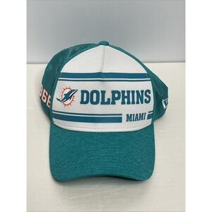 NFL New Era Miami Dolphins Fitted Hat Men's Small/Medium Football Cap Hat